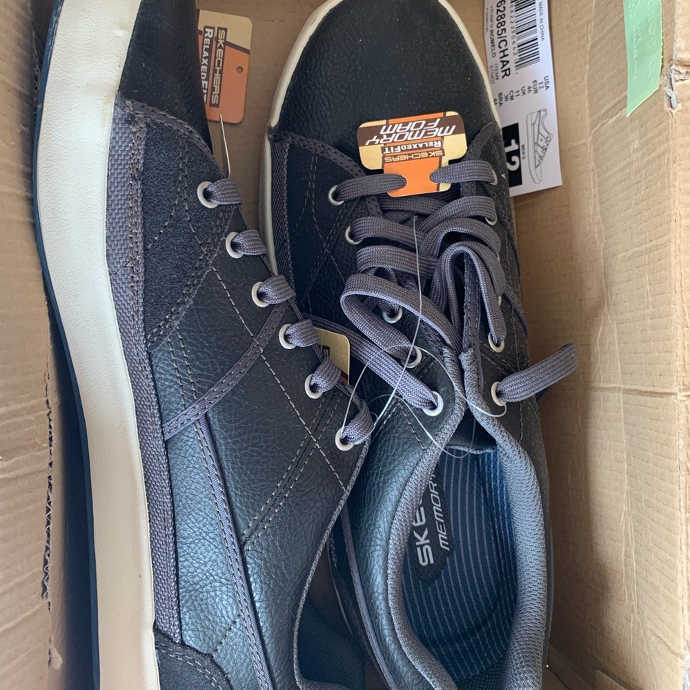 Skechers Relaxed Fit Memory Foam Romero/charcoal